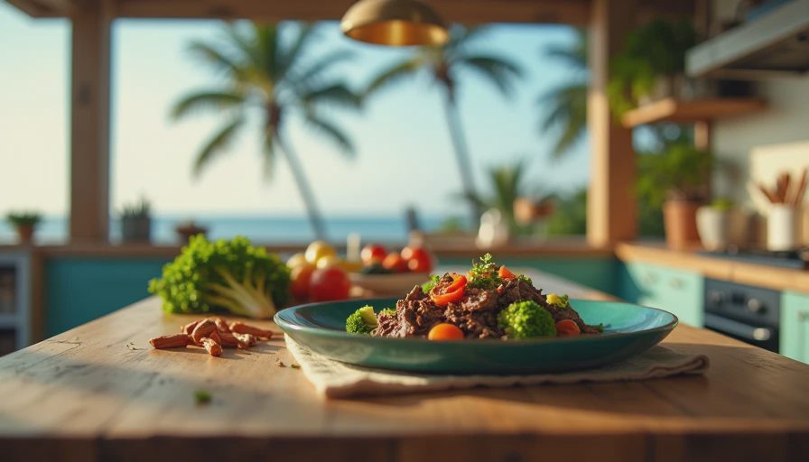 Visual context for beef broccoli recipe hawaii