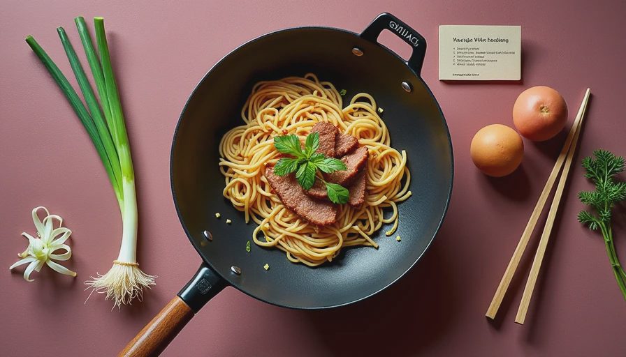 Visual context for cantonese style chow fun