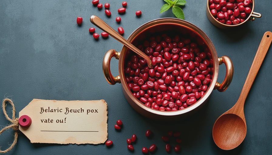 Illustration for red bean soup recipe